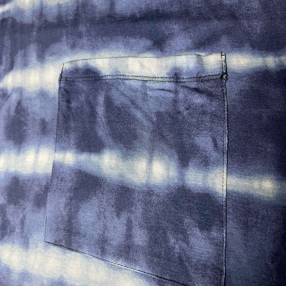 LOGO by Lori Goldstein SO SOFT Blue Tie-Dye Cardigan. - Picture 6 of 14